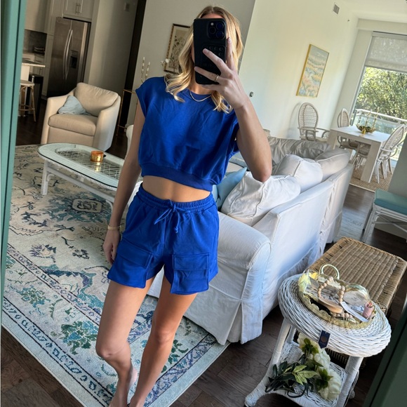 Papermoon New with tags Blue loungeset (both shorts and top included) - Picture 3 of 4